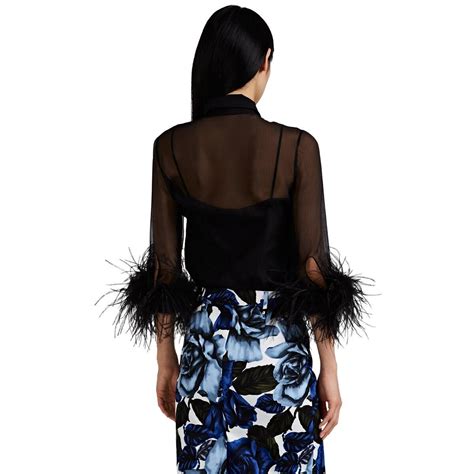 prada feather top|prada tops women.